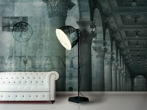 PIAZZA - Vinyl or fyber glass wallpaper _ N.O.W. Edizioni